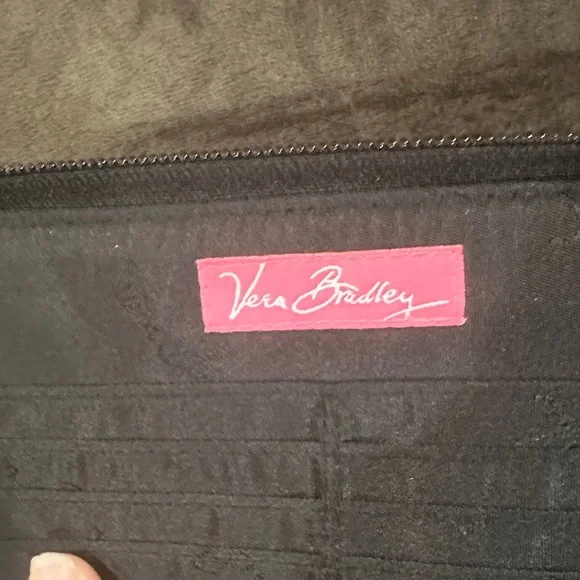 Vera Bradley Black Quilted Wallet - Picture 2 of 8